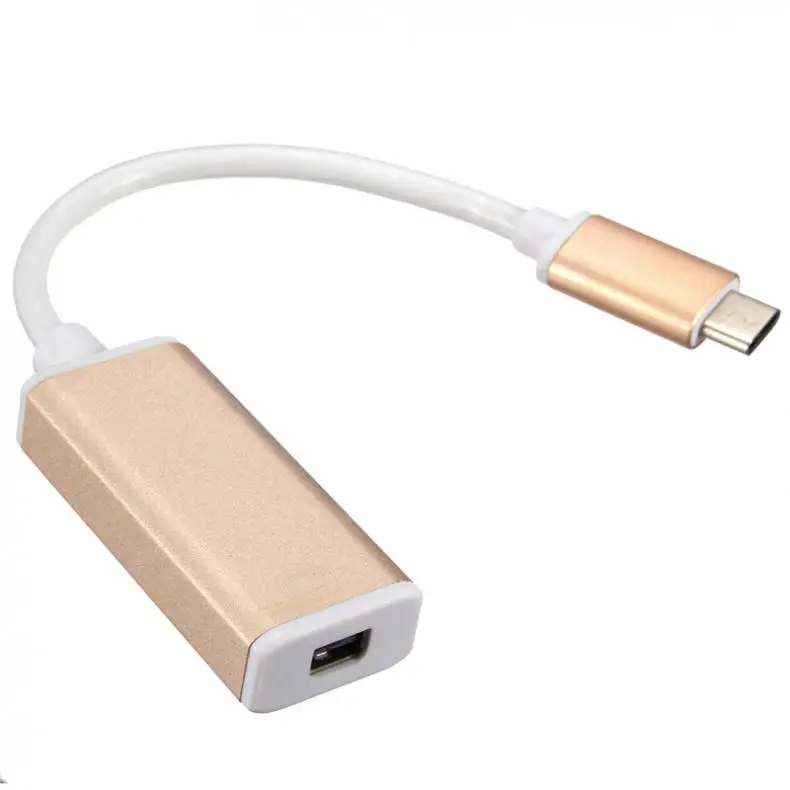 18,2 см компактный USB 3,1 type-C для мини DP адаптер для смартфонов и Macbook