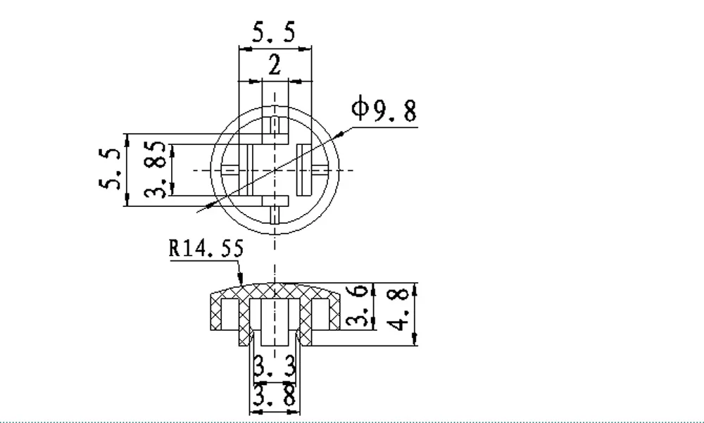 1000 шт. тактильная кнопочная крышка переключателя микро Крышка для 12*12*7 3 мм