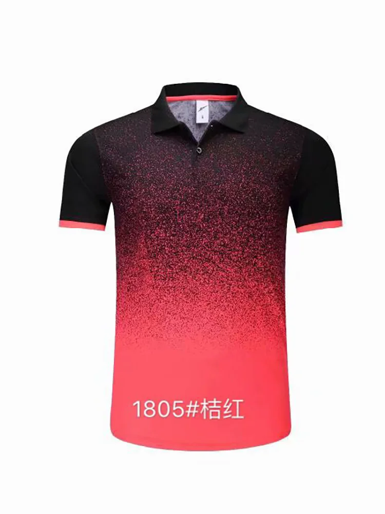 Футболка поло 1807 # оранжево красная таиландское качество|Поло| |