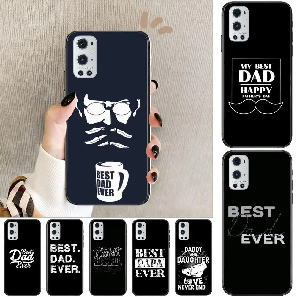 

Best Dad Ever Cool Man Guy For OnePlus Nord N100 N10 5G 9 8 Pro 7 7Pro Case Phone Cover For OnePlus 7 Pro 1+7T 6T 5T 3T Case