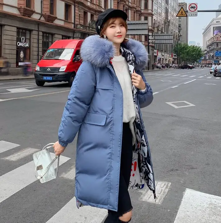2019 модная зимняя куртка Женская свободная меховая Двусторонняя одежда с