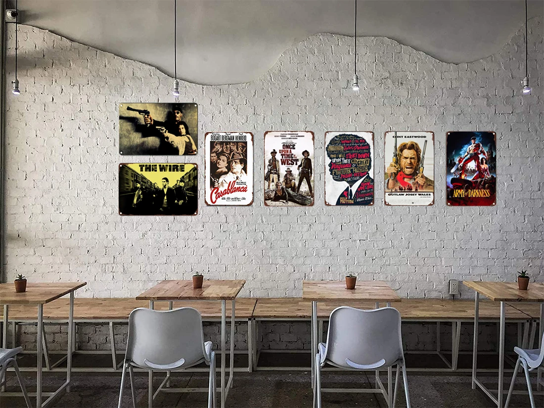 

Sapiches (1982),Vintage Movies Metal Tin Signs Fashion for Room Outdoors Man Kitchen Home Farmhouse 8x12 Inches