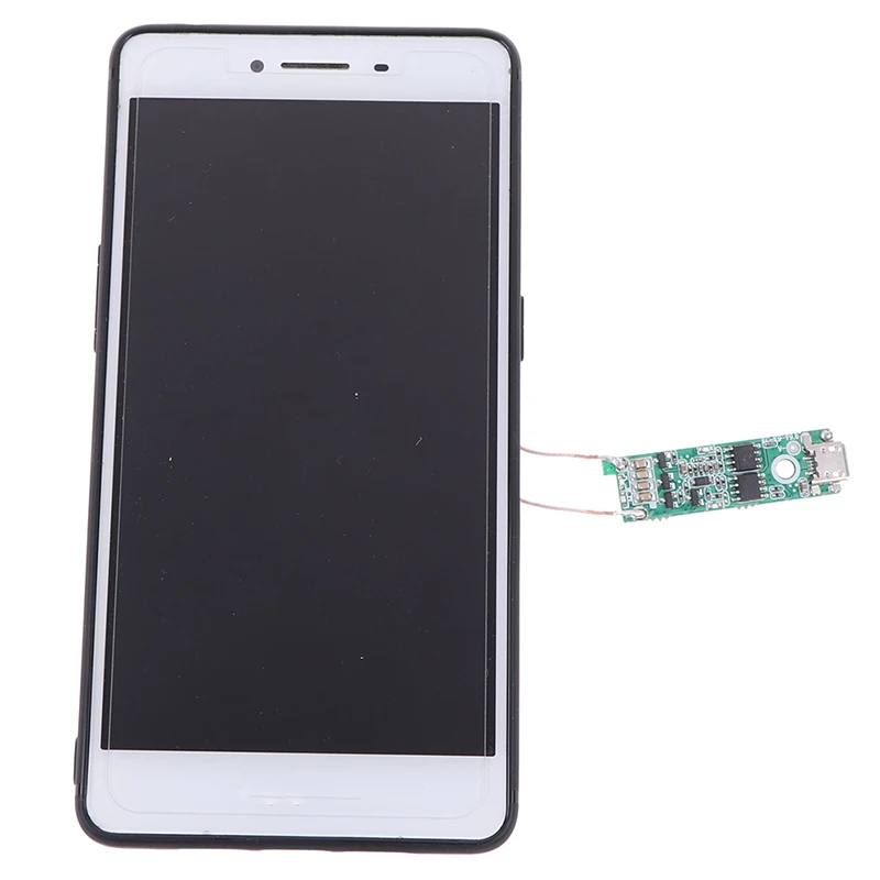 1 шт. Универсальное портативное беспроводное зарядное устройство 5 Вт Qi с быстрой