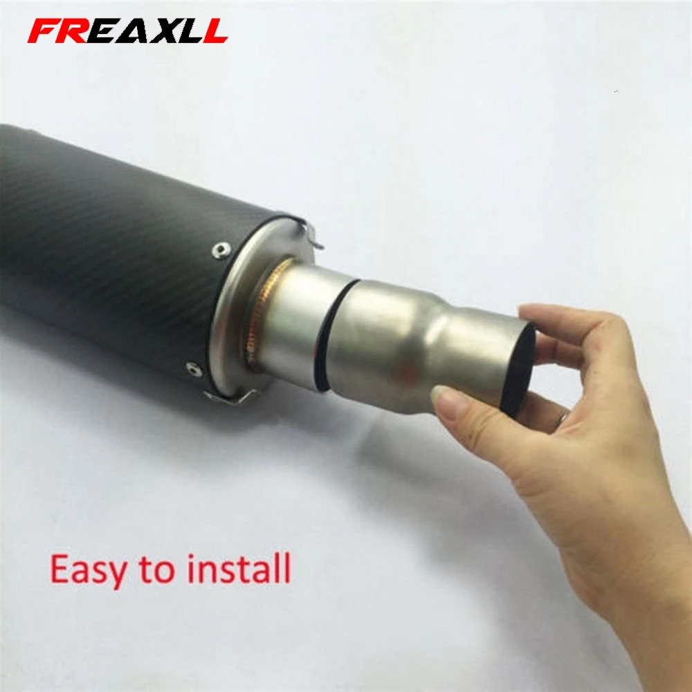 Универсальный 61mm 51 мм модифицированный выхлопной глушитель для мотоцикла