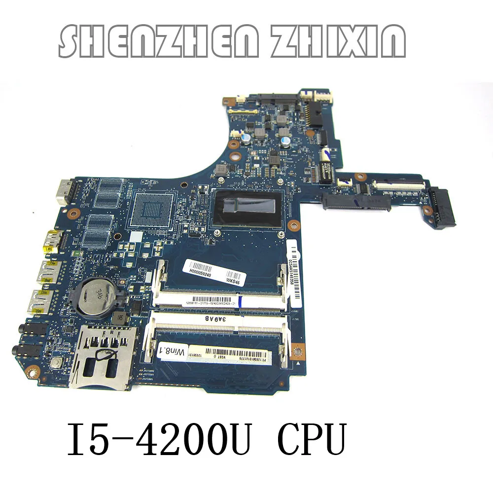 Материнская плата для ноутбука Toshiba Satellite P55T с I5 4200U CPU H000059240|Материнские платы| |
