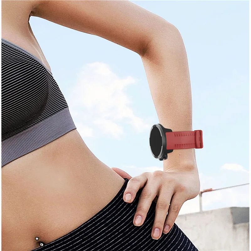 Fashion Silicone original strap 24mm watchband For Suunto 9/9 Baro/D5/Sport baro/spartan sport/Spartan Sport Wrist HR bracelet