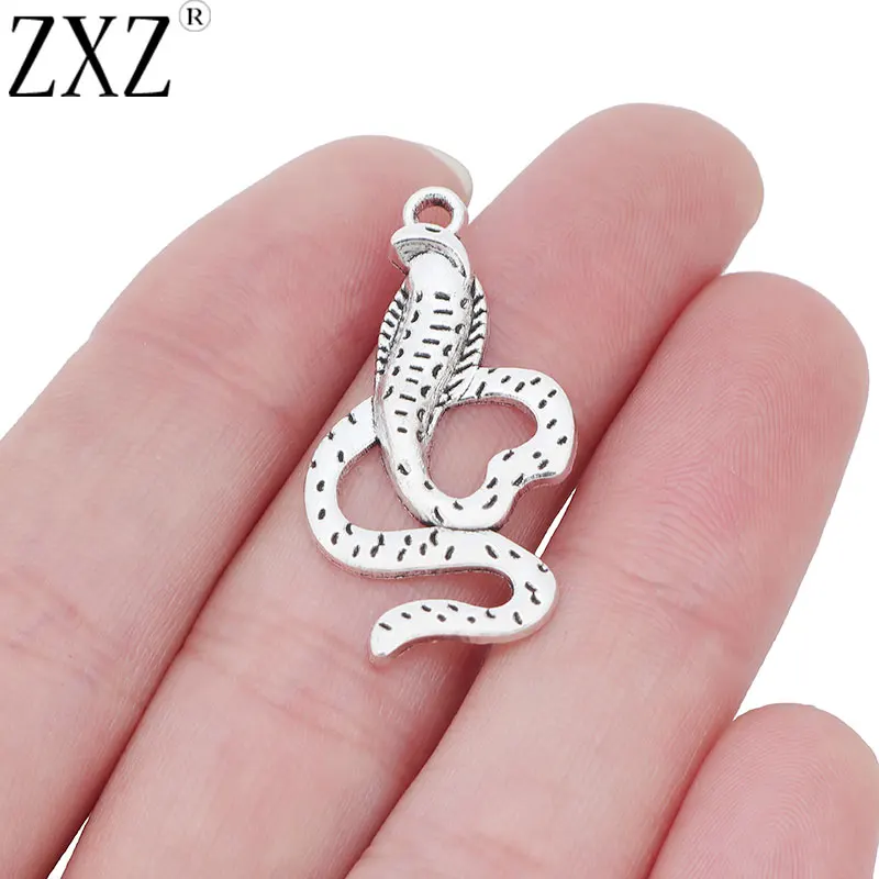 ZXZ 20 шт. змея Кобра для изготовления ожерелья браслета ювелирных изделий 35x19