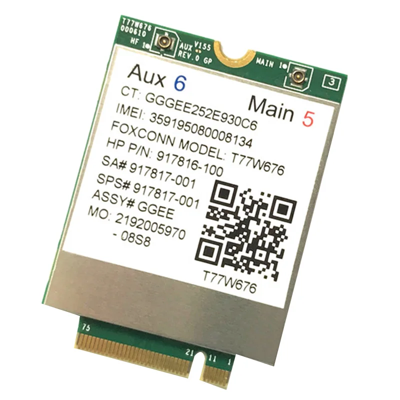 Lt4220 X12 LTE T77W676 917817-100 4G WWAN M.2 450 Мбит/с модем для Elite X2 1030 G3 EliteBook X360 | Компьютеры и офис