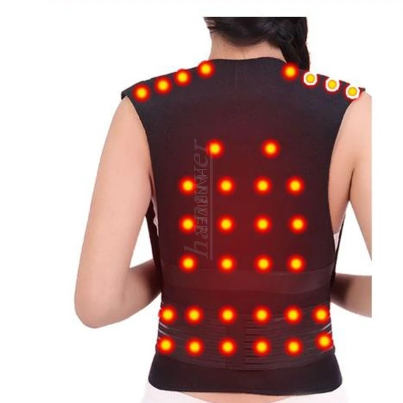 

Tourmaline Self-heating Brace Support Belt Back Posture Corrector Spine Back Shoulder Lumbar Posture Correction