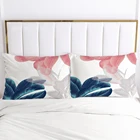 Наволочки постельные принадлежности 2 шт наволочка для спальни, домашнее украшение 70x70 см 50x75 см 50x70 см 80x80 см наволочка розовая на заказ