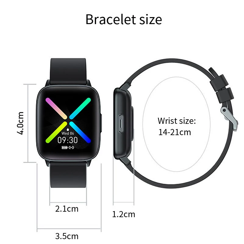 

Y93 Smart Watch Full Touch Screen 1.4 inch Smart Bracelet Heart Rate Monitor IP68 Waterproof Men Women Sport Smartwatch for IOS