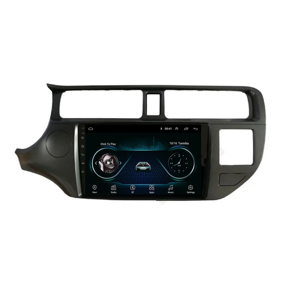 Автомобильный мультимедийный DVD плеер 9 дюймов 4G LTE Android 10 1 для KIA k3 rio 2011 2012 2013