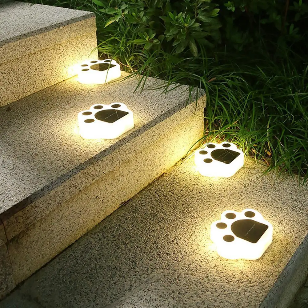 

Светодиодный светильник на солнечной батарее в форме кошачьих когтей, солнечный подземный светильник, наружный садовый декор, подвесной ле...