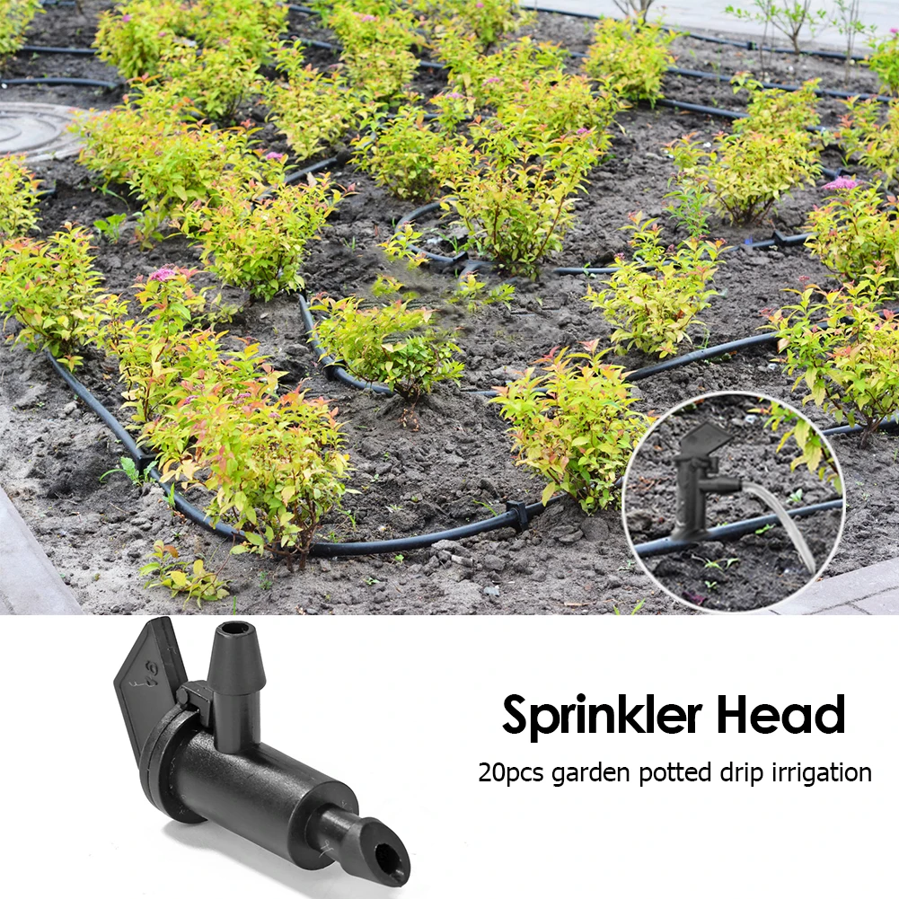 

20pcs Saving Watering Irrigation Tool Kits Wide Flow Channel Water Dropper Drip Irrigation Plant Garden Tools