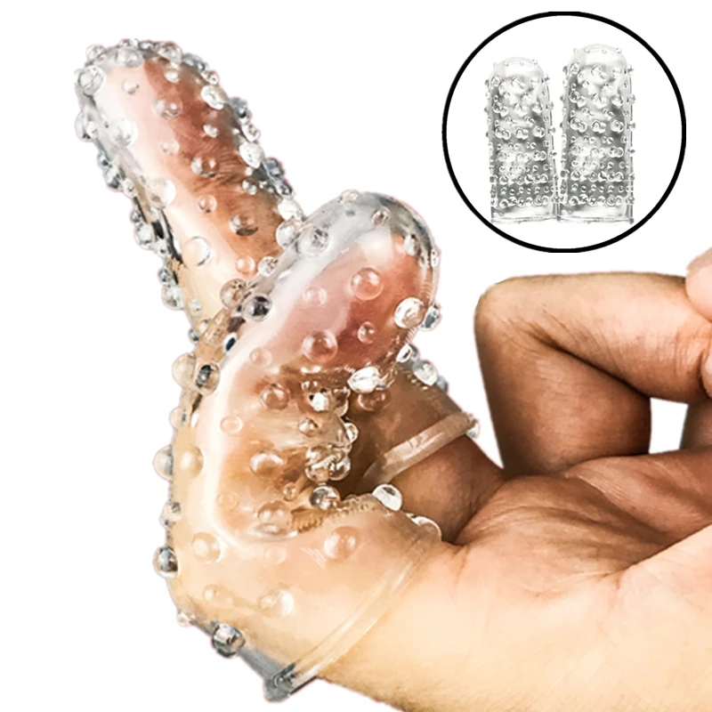 2 шт. секс пальчиковые рукава Клитор Вибратор игрушки для женщин стимулятор