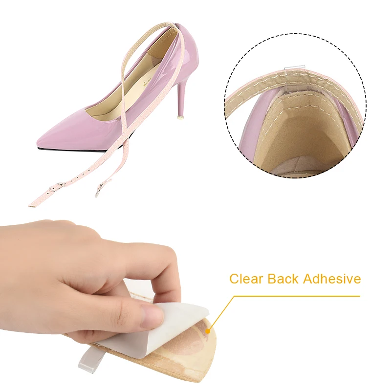 Elino 6 пар подушечек на высоком каблуке кожаная наклейка пятки для ног обуви