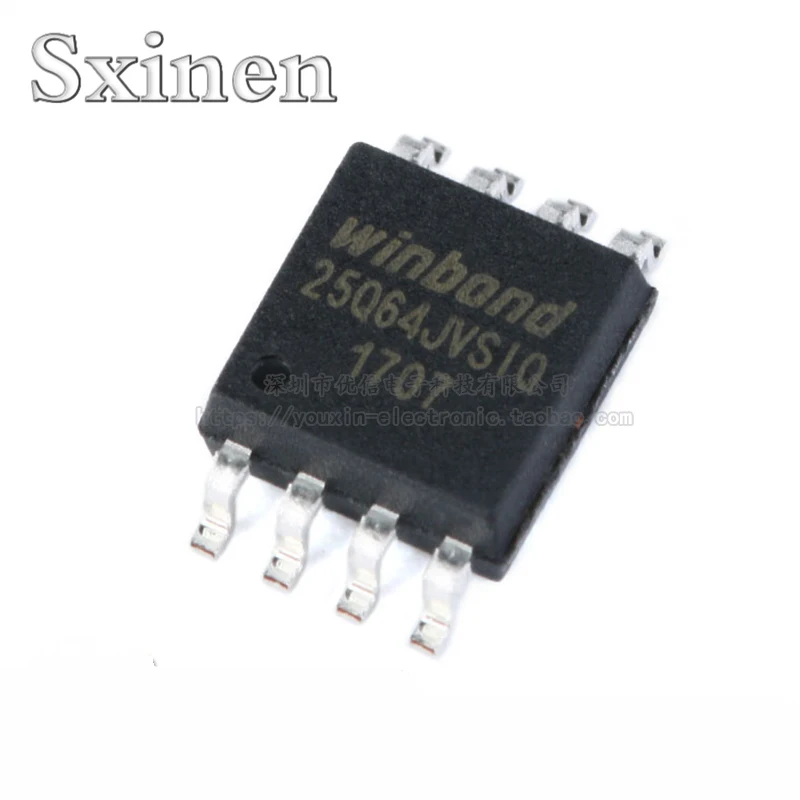 

10PCS ,SMD W25Q64JVSSIQ SOIC-8 64Mbit SPI FLASH Memory Chip