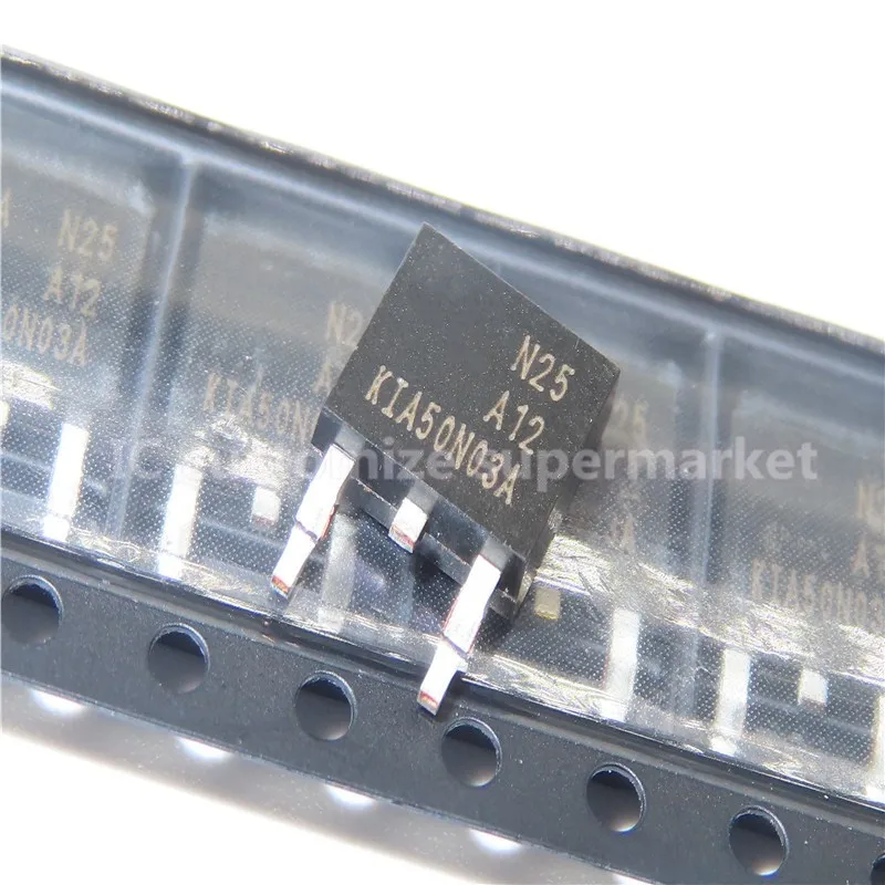 10 шт./лот NWE 50N03 KIA50N03AD SMD TO-252 50A 30V MOS трубка для полевых эффектов | Электронные