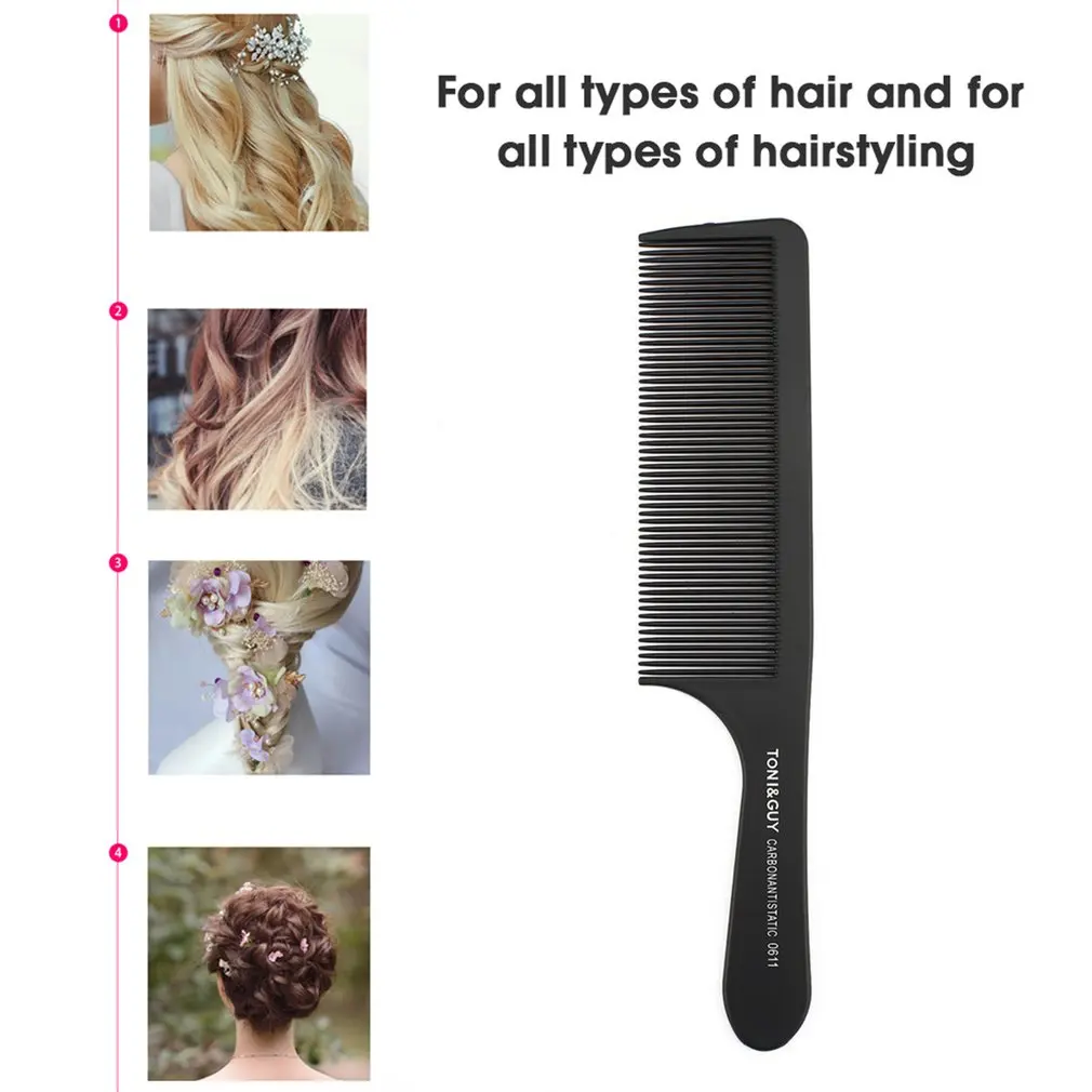 

High Quality Plastic Professional Hairdressing Tail Comb Haircut Hairdressing Barber Comb New Hot