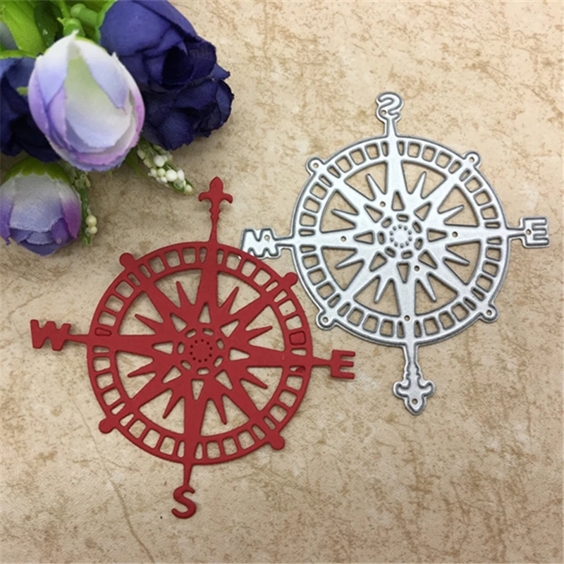 

Compass Shapes Metal stencil mold Cutting Dies decoration scrapbook die cuts Album Paper Craft Embossing DIY Card Crafts