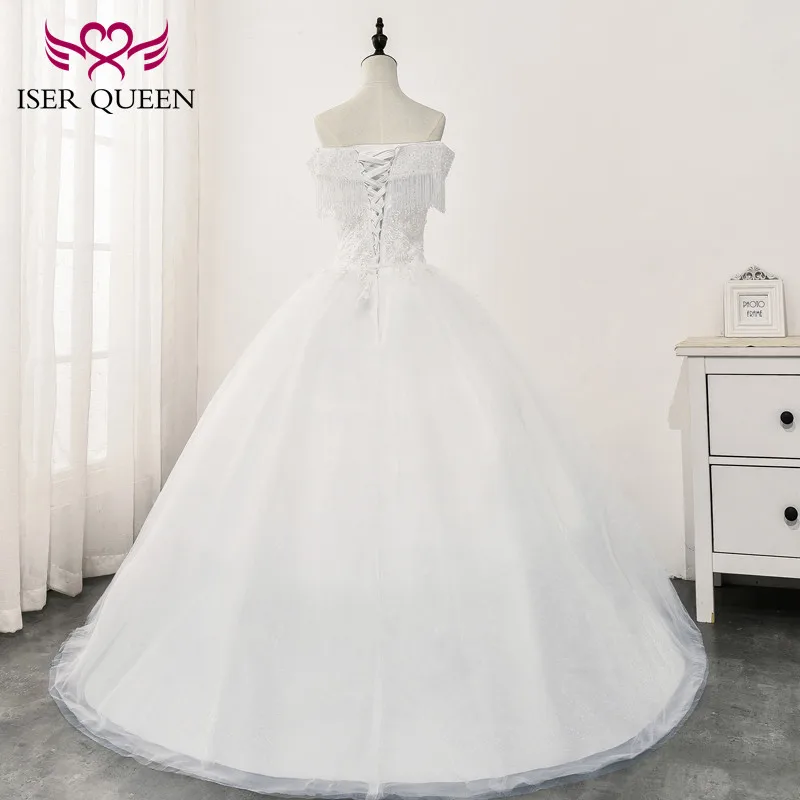 Женское свадебное платье с бусинами кружевной аппликацией и блестками | Свадьбы