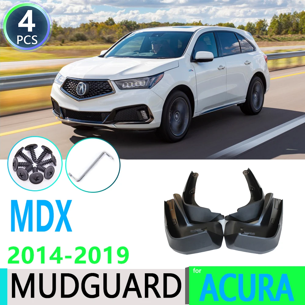 Брызговики для Acura MDX YD3 2014 ~ 2019 2015 2016 2017 2018