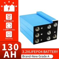 3 2v 130ah 16pcs deep cycle lifepo4 battery pack cells grade a for rv solar system energy storage system eu us tax free