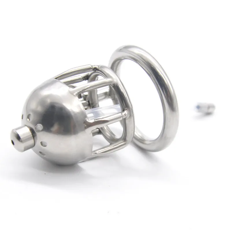 Мужской Пояс верности из нержавеющей стали супер маленький упрощенный Тип