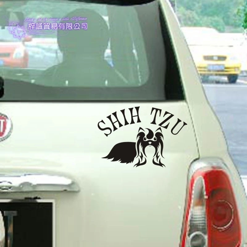 SHIH TZU переключатель для щенка наклейка магазина домашних животных виниловые