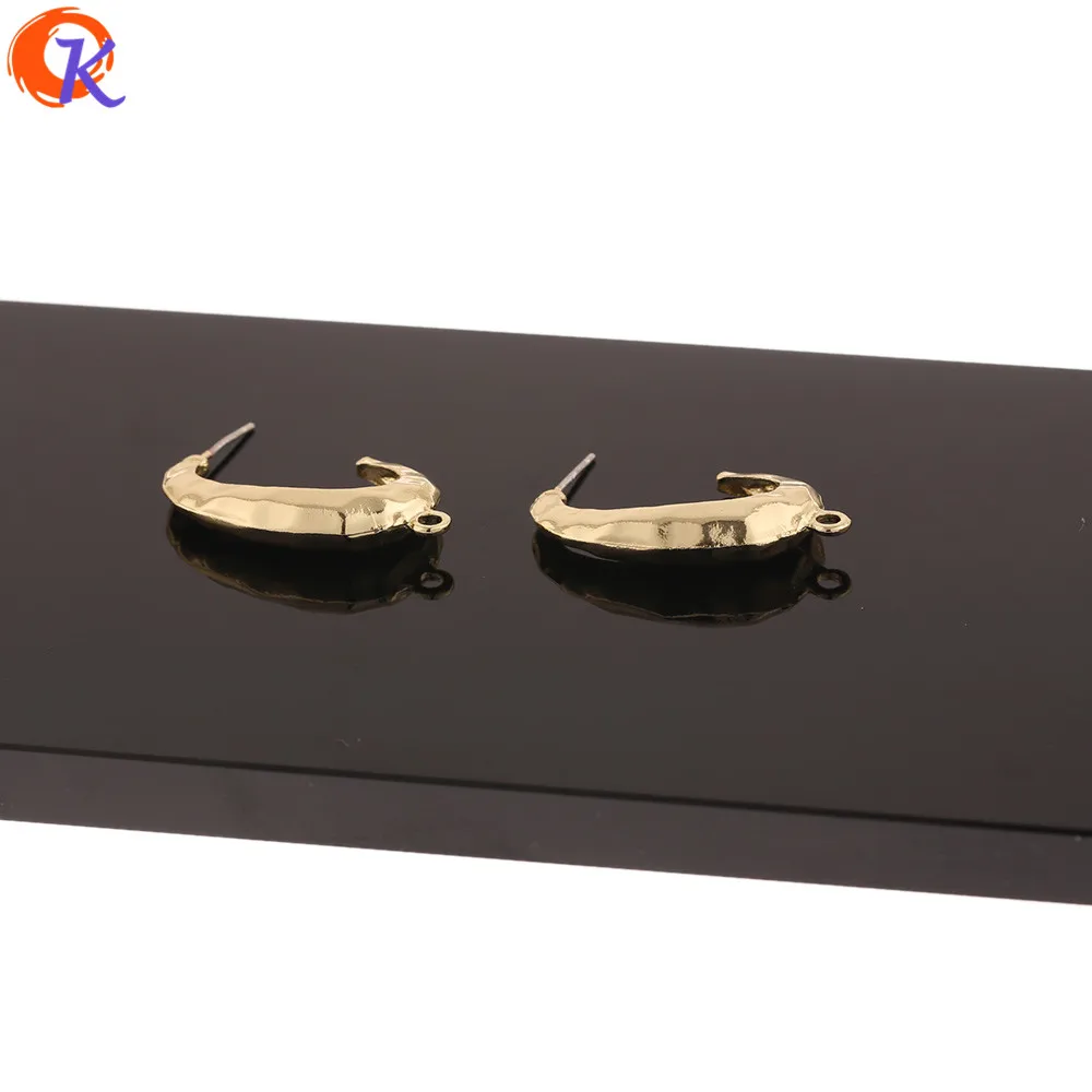 

Cordial Design 50Pcs 18*30MM Jewelry Accessories/Earrings Stud/Hooks Shape/Hand Made/Jewelry Making/DIY Parts/Earring Findings