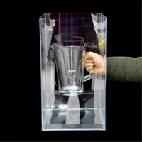 blasting special glass organic glass cover for glass breakingexploding magic tricks accessories gimmick prop