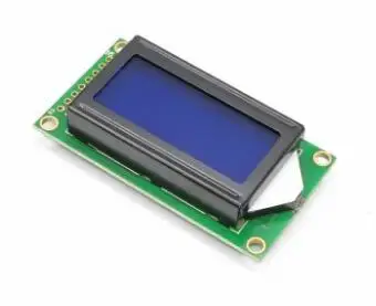 16PIN COB 0802F ЖК дисплей экран SPI/IIC/параллельный интерфейс 5 в 3 В белая/синяя/желтая
