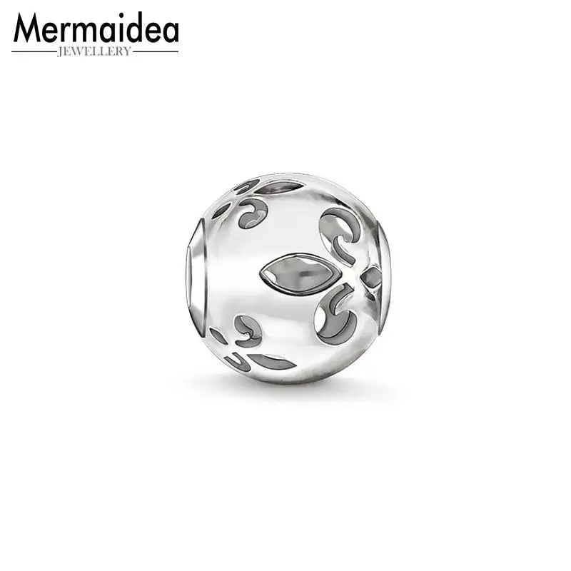 Новое поступление посеребренные бусины шармы Fleur De Lis подходят к оригинальному
