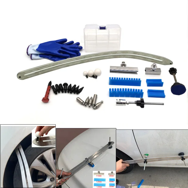 

Paintless Dent Repair Puller Flat Bar Tools Kit