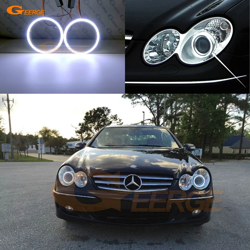 Для Mercedes Benz CLK CLASS W209 C209 A209 2007 2010 ксеноновые фары отличный ультра яркий COB комплект