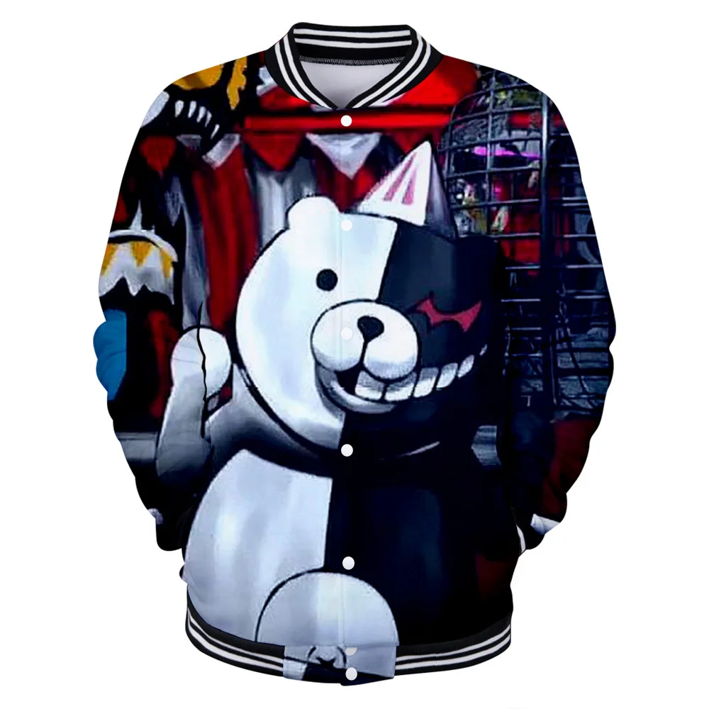 Бейсбольная куртка Bear 3D для мужчин и женщин повседневный спортивный костюм