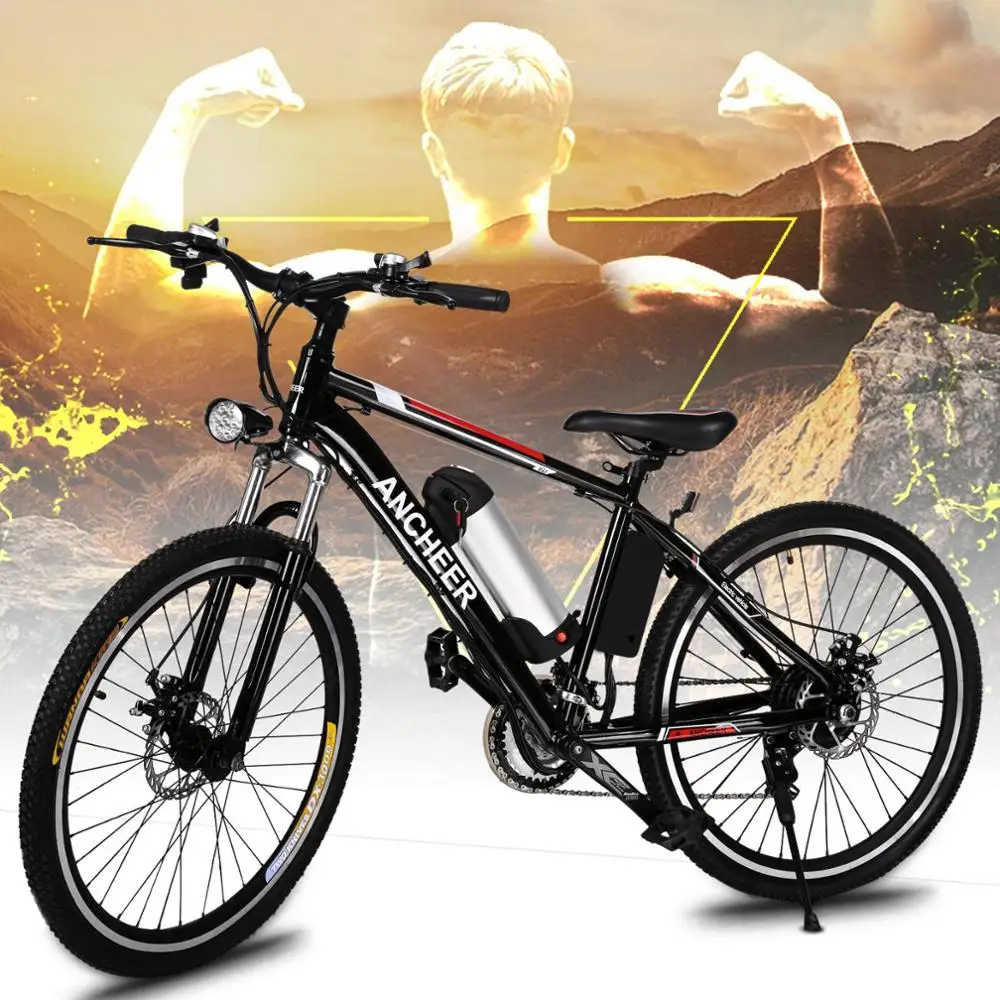 26 дюймов мощный электрический велосипед горный 250 Вт EBike 21 скоростной автомобиль