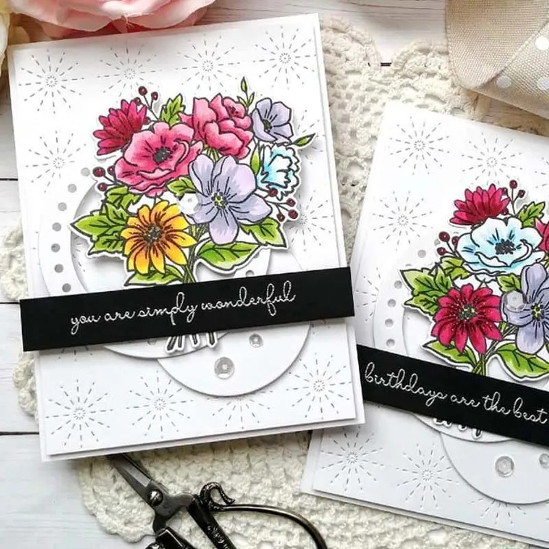 Фоновые металлические штампы Indentation штампованные формы для украшения