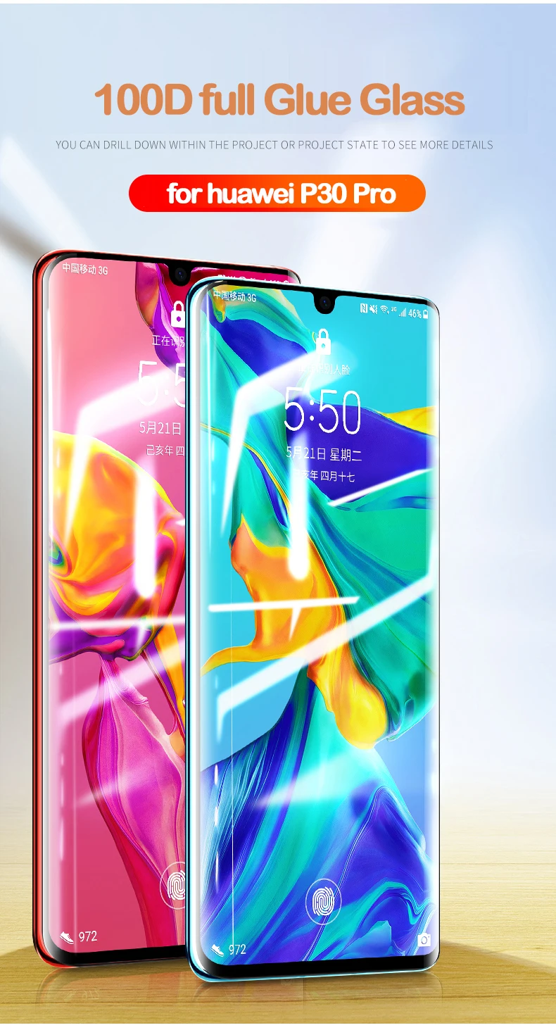 Полный Клей изогнутое закаленное стекло для huawei mate 30 20 Pro Полное покрытие экрана протектор для huawei P30 20 Pro 3D закаленное стекло