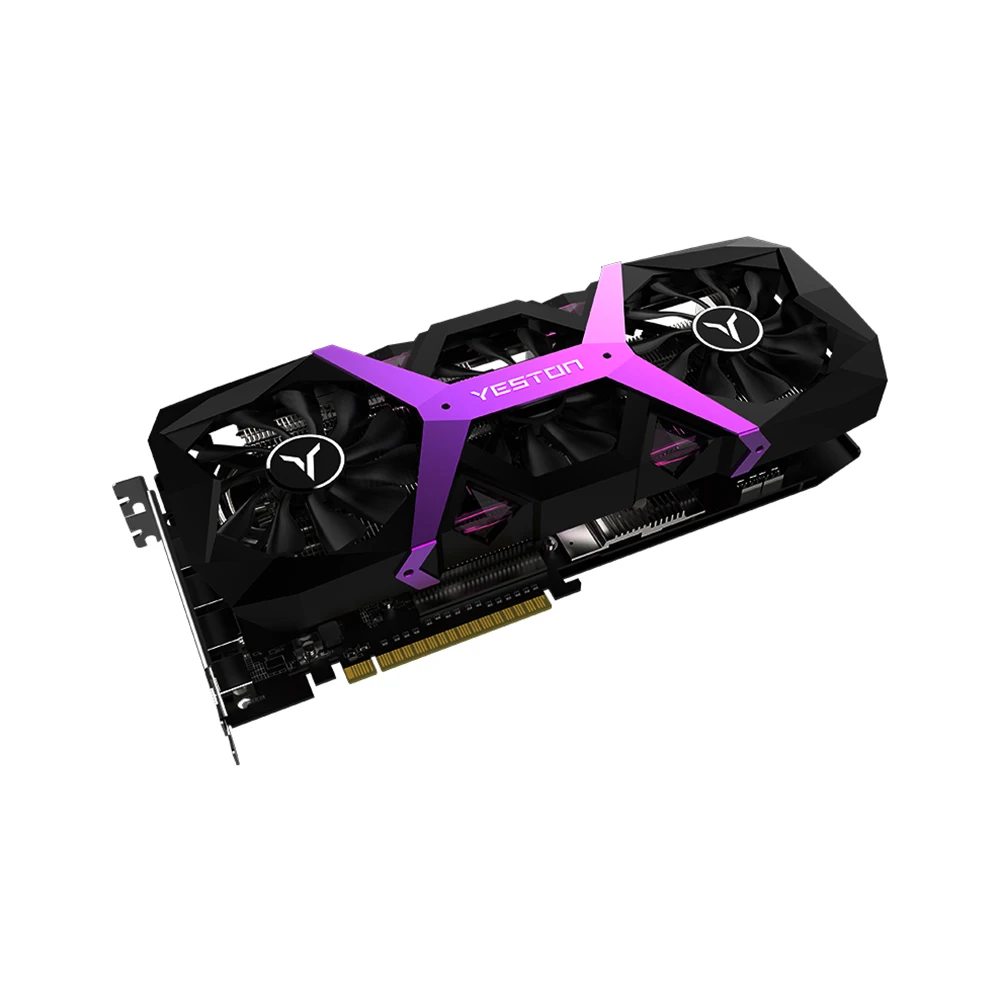 Yeston Radeon RX580 8 ГБ GDDR5 256bit PCI Express x16 3,0 видеокарта для видеоигр внешняя видеокарта для настольных ПК