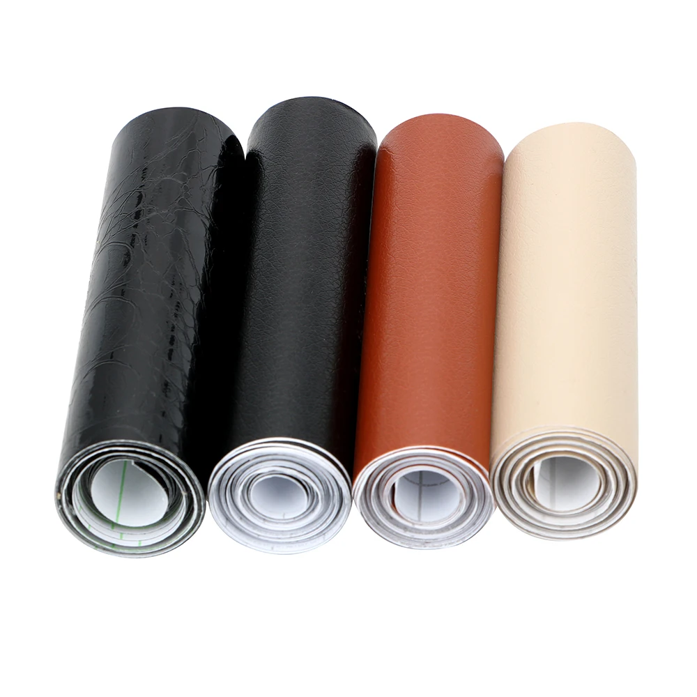 LEEPEE Автомобильная наклейка DIY премиум класса с кожаным рисунком Стайлинг