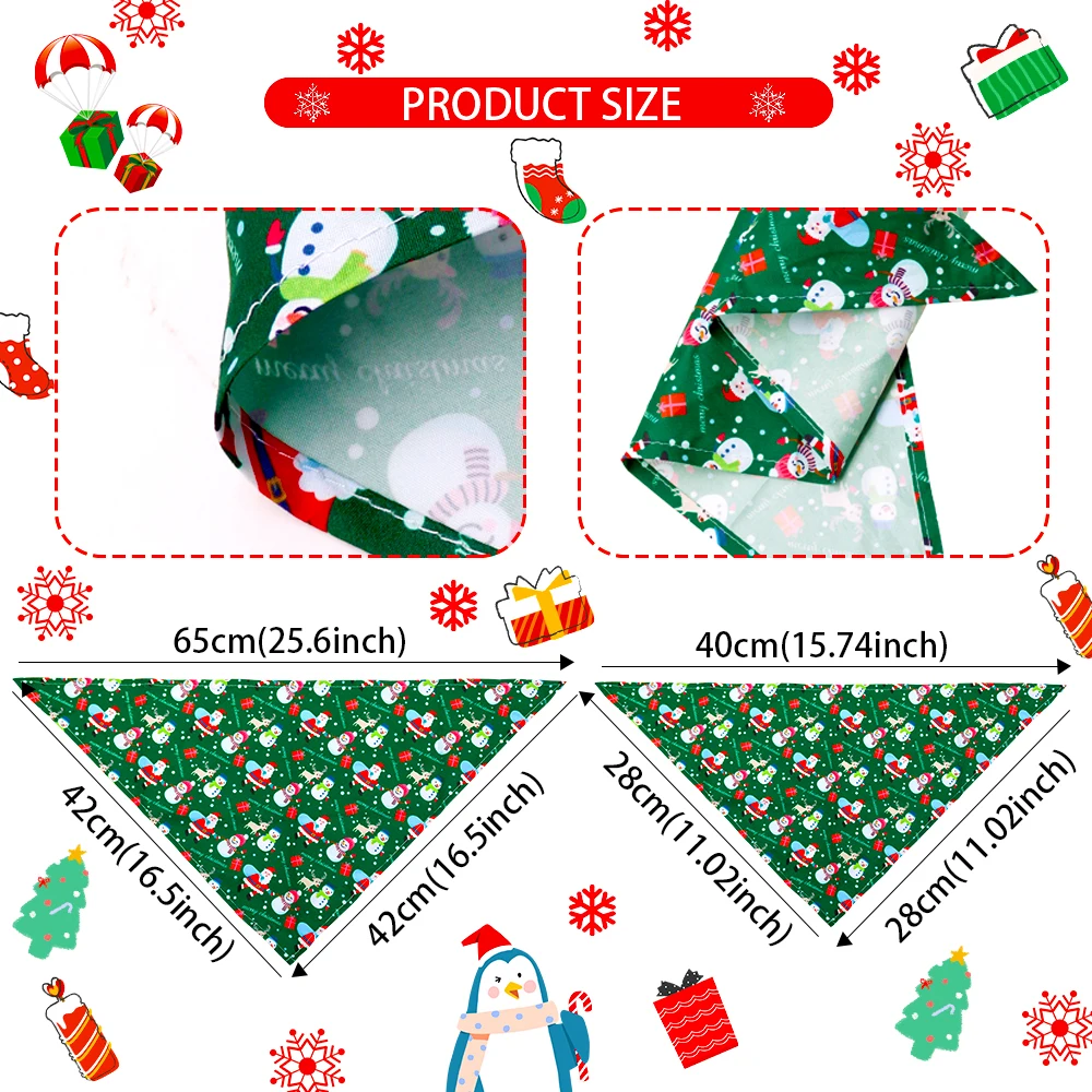 new 50100pcs christmas dog bandana christmas pet supplies dog accessories pet dog bandanas scarf small dog cat puppy bandana free global shipping