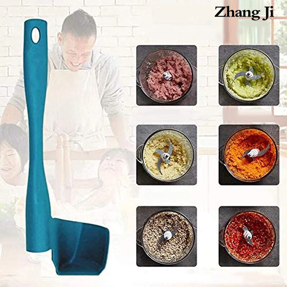 

Zhangji Rotating Spatula for Kitchen Thermomix Removing Portioning Food Multi-function Rotary Mixing Drums Spatula