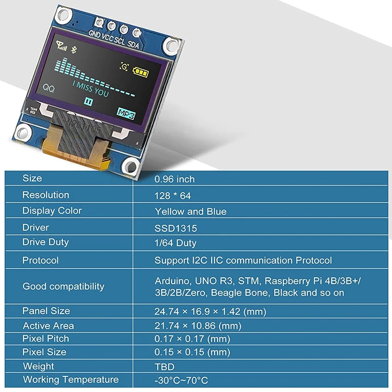 Рисунок 4 - Модуль дисплея I2C IIC 128x64 0