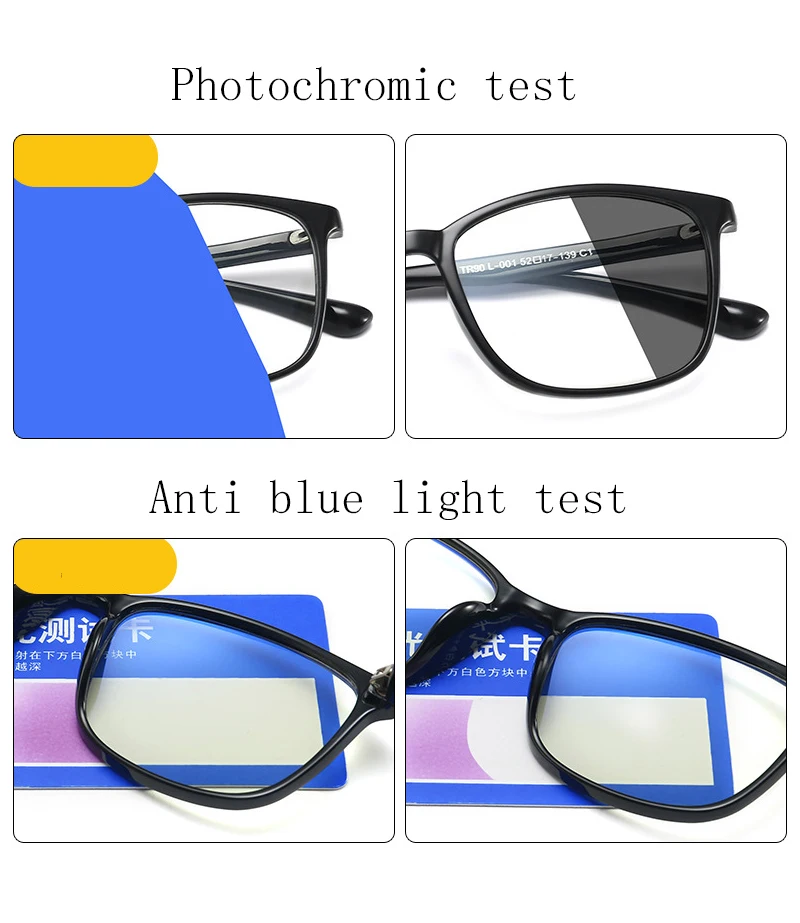 Анти Blue Ray излучения синий светильник фильтром очки квадратной формы