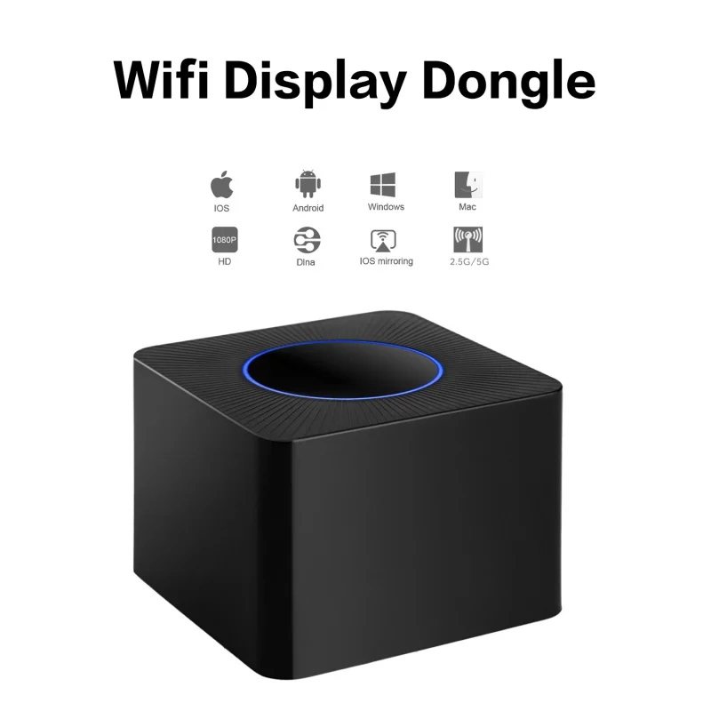 Q2 WiFi Дисплей Dongle 5G & 2 4G двухдиапазонный беспроводной экран зеркальный адаптер 1080P