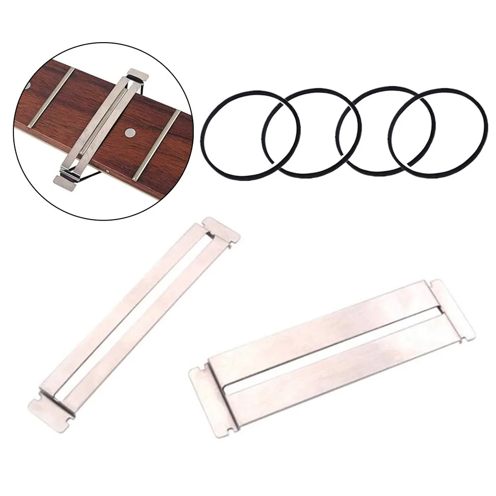 

2pc Guitar Fretboard Protector Guard Fret Polishing Tool With Elastic Rope Fretwire File Sanding Cleaning Polish Luthier Tool