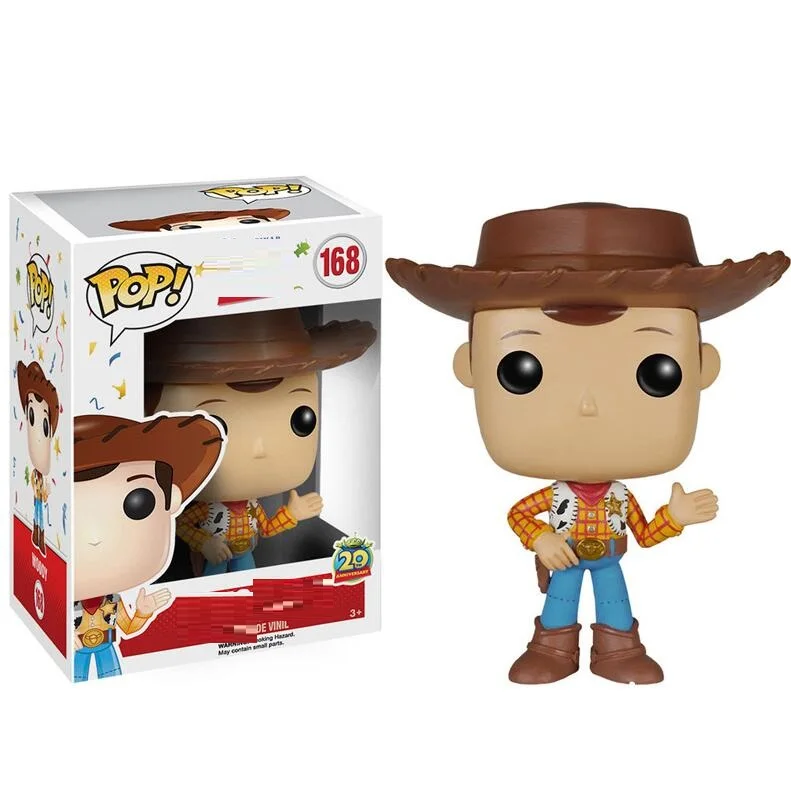 Funko POP Toy Story 4 Woody Buzz Lightyear Forky Ducky Bunny Alien Woody ПВХ Фигурки Коллекция Модель игрушки для детей - Цвет: 168 with Box