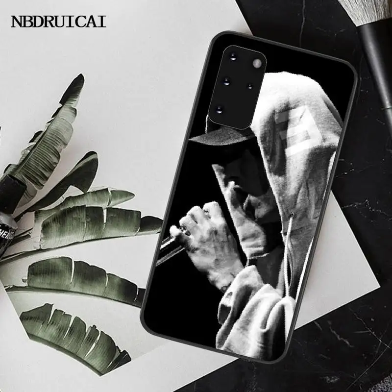 PENGHUWAN Rap singer Eminem ТПУ черный чехол для телефона Корпус Samsung S20 plus Ultra S6 S7 edge S8 S9 S10