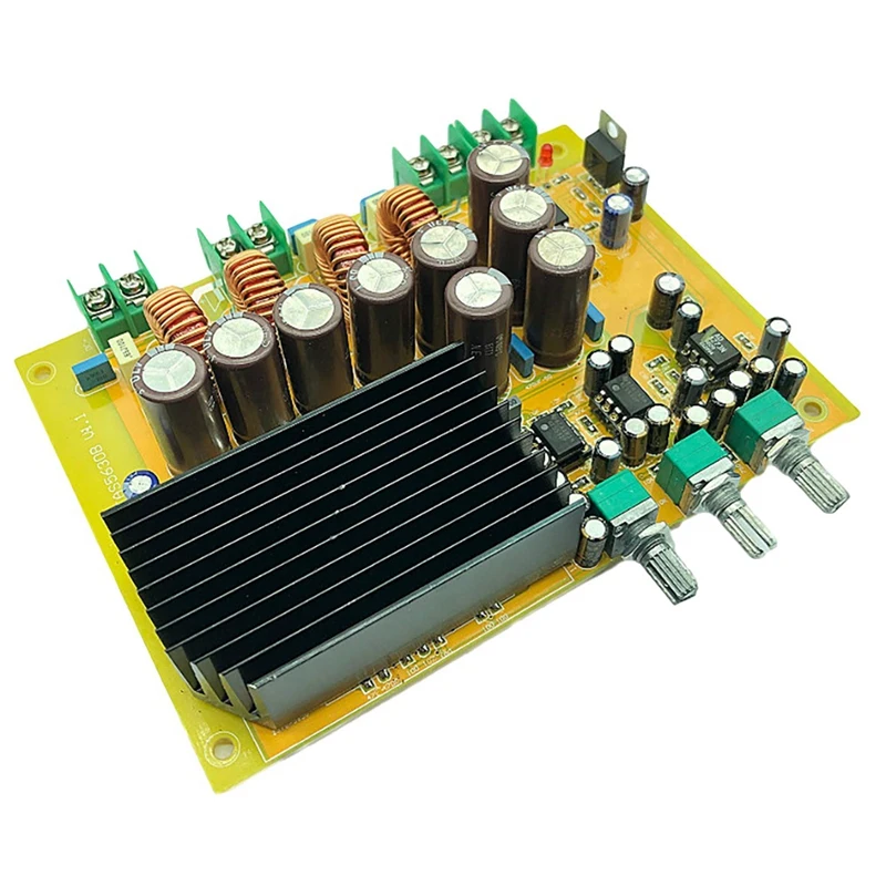 

Плата цифрового усилителя мощности TAS5630 2X150W, 2,1 каналов, класс D, Плата усилителя мощности сабвуфера, аудио